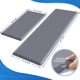 KitchenClouds memory foam close-up showing cushioned support for long kitchen tasks.