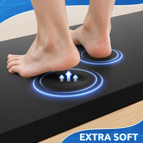 KitchenClouds non-slip bottom design keeps the mat securely in place during prep.