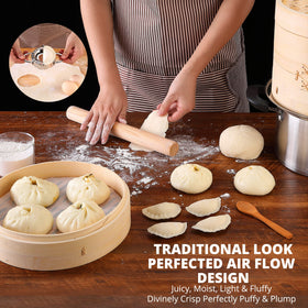 KitchenCrust reusable silicone liners for easy cleanup after steaming