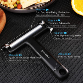 KITCHENDAO 2nd-gen wire fixing close-up for stronger grip and less deformation.