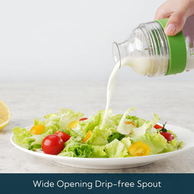 KITCHENDAO airtight seal keeps dressings secure during travel.