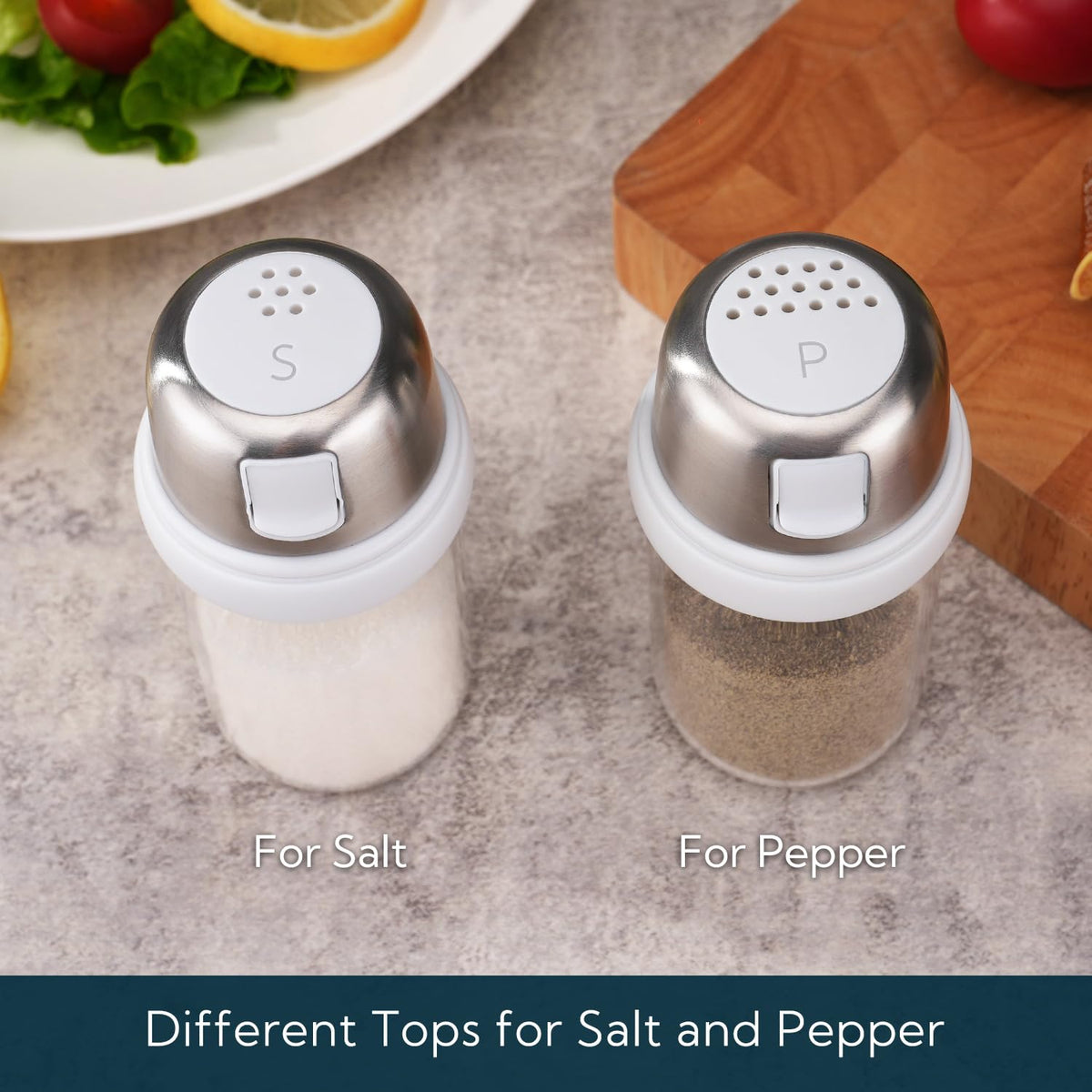 KITCHENDAO clear borosilicate glass body shows fill level and adds modern appeal