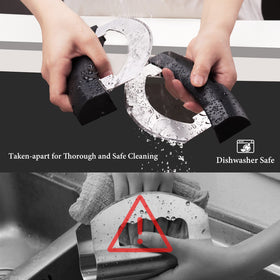 KITCHENDAO Come Apart Mezzaluna multi-use tool handles vegetables, herbs, and more