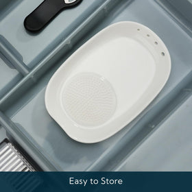 KITCHENDAO compact porcelain design fits neatly in a drawer