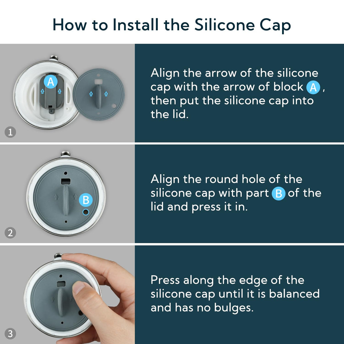 KITCHENDAO removable parts make thorough cleaning simple