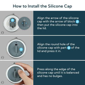 KITCHENDAO removable parts make thorough cleaning simple