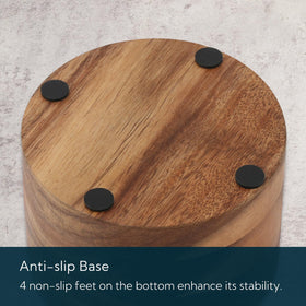 KITCHENDAO easy-clean design with spoon storage for quick meals.