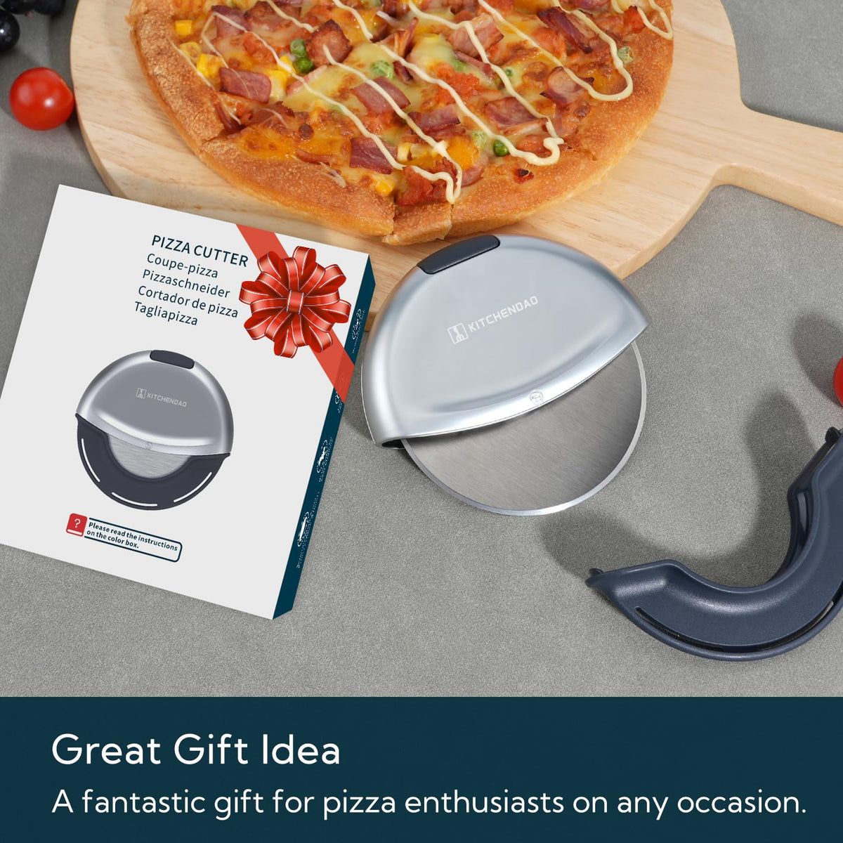 KITCHENDAO magnetic detachable design enables easy assembly and cleaning.