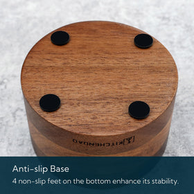 KITCHENDAO marble lid detail adds elegant contrast to modern decor.
