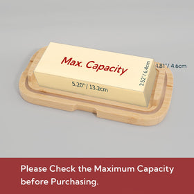 TBSP marks on KITCHENDAO butter tray help portion control