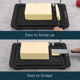KITCHENDAO measurement marks and non-slip base for portion control.