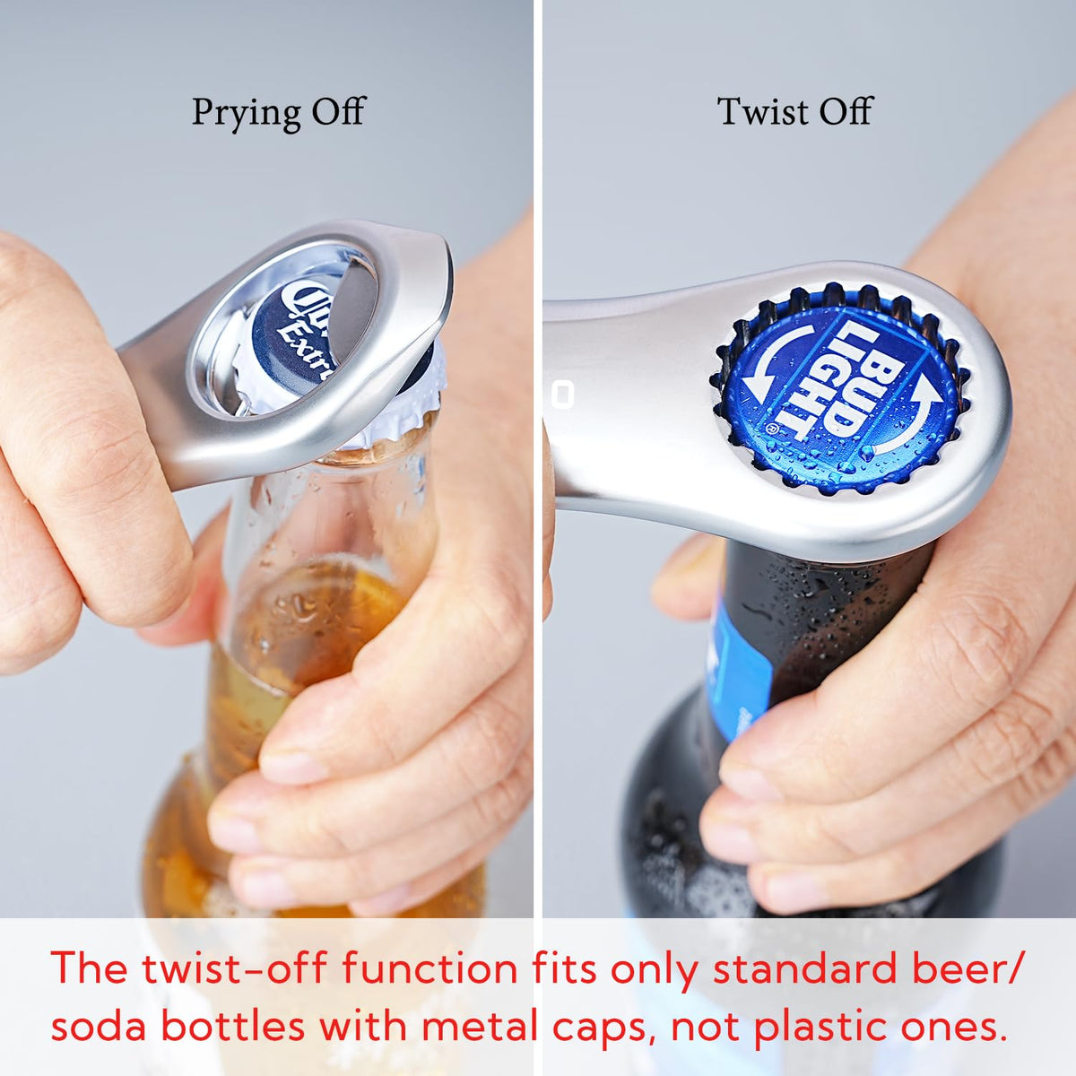 KITCHENDAO pop-can opener for smooth can opening of soft drinks.