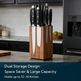 KITCHENDAO removable insert keeps knives safe and easy to clean