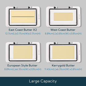 KITCHENDAO removable lid for easy washing and access.