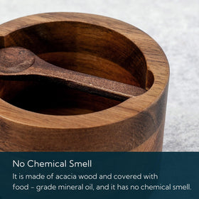 KITCHENDAO 6oz capacity salt holder ideal for kitchen use with spices.