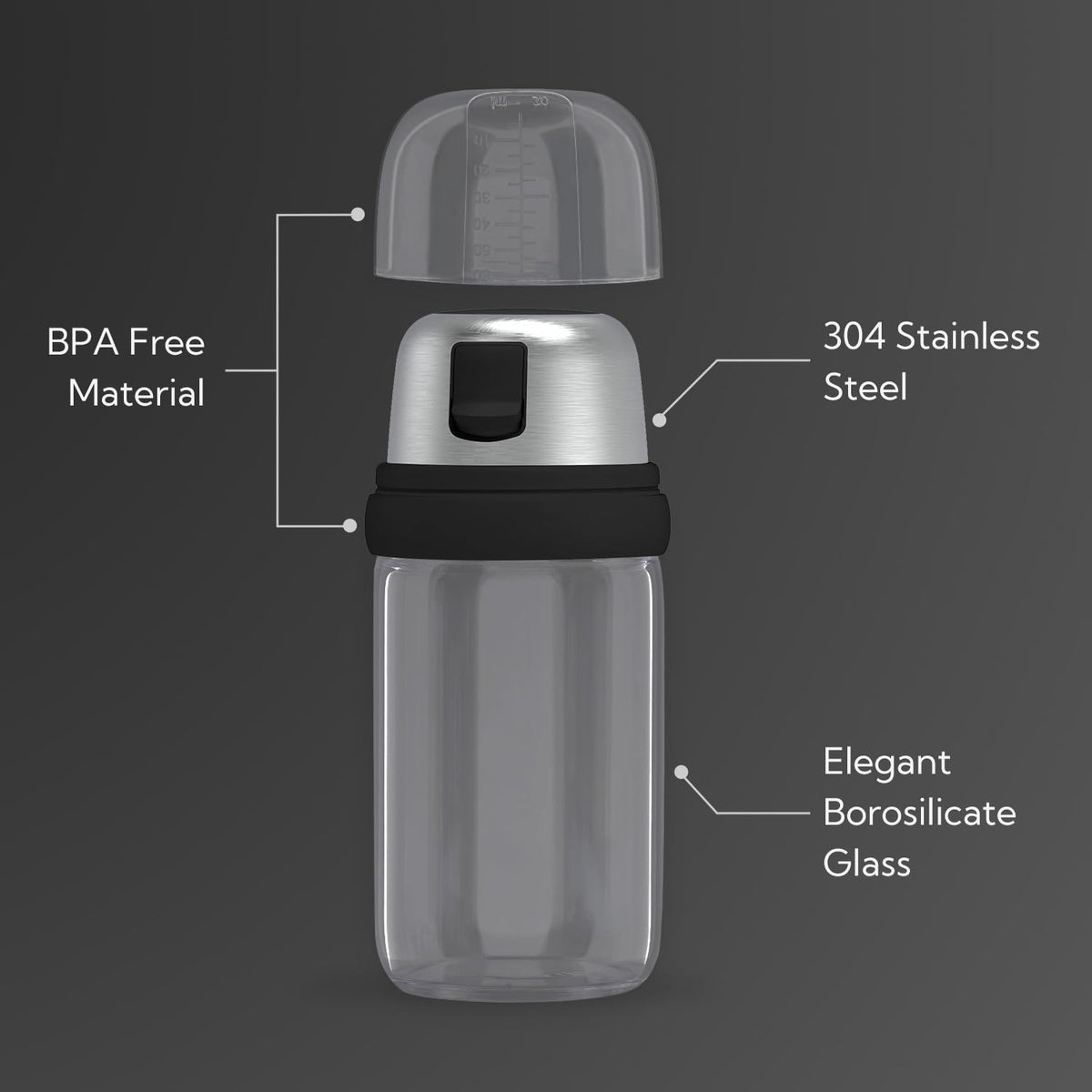 KITCHENDAO 4oz capacity salt shaker for kitchen-ready seasoning.