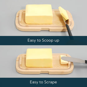 Ramps on KITCHENDAO butter dish aid scooping and wiping