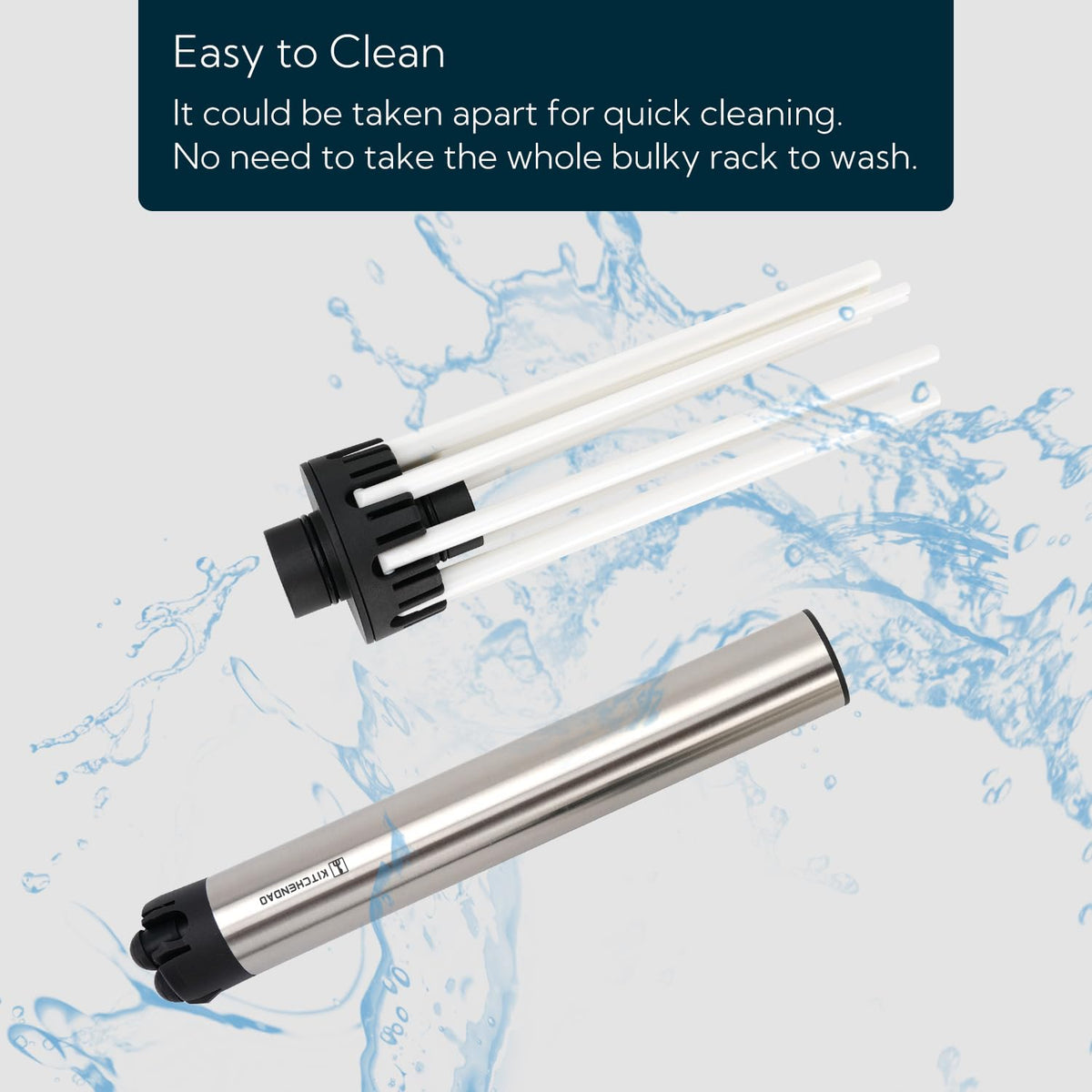 KITCHENDAO silicone feet protect counters during use