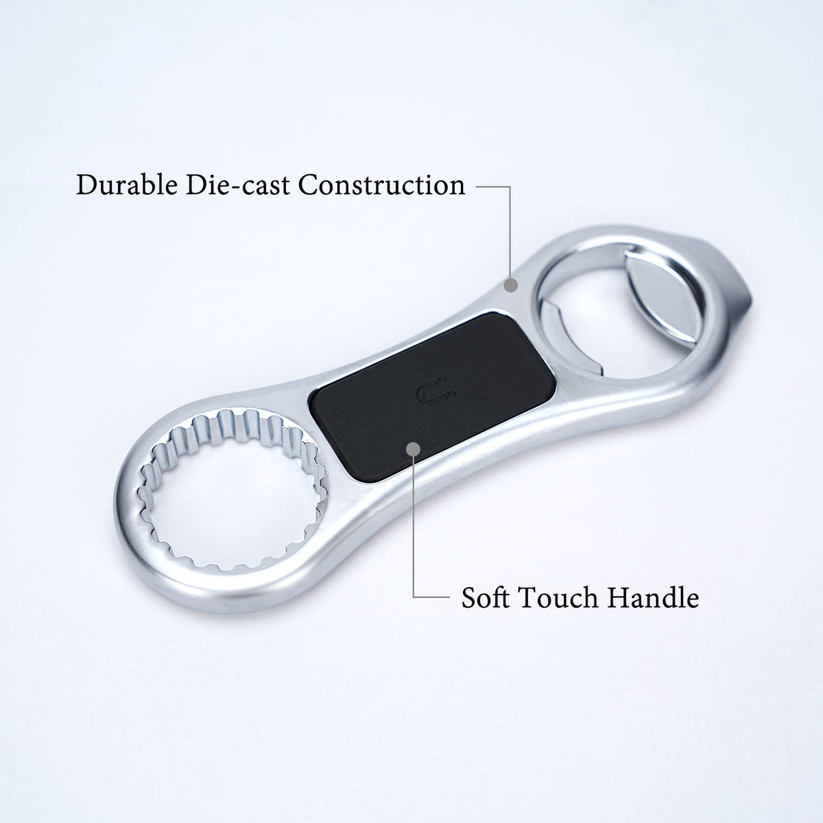 KITCHENDAO soft-touch handle provides comfortable grip during use.