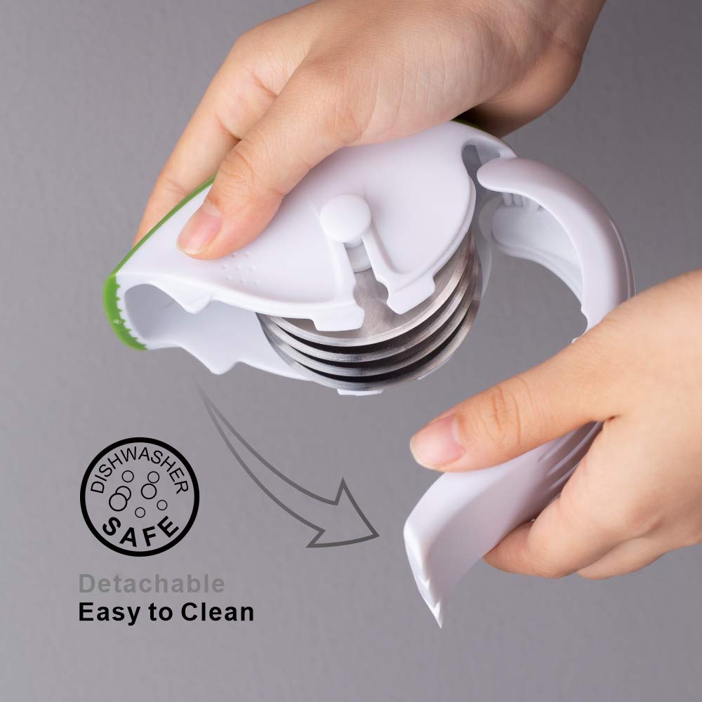 KITCHENDAO soft-touch handle provides a comfortable grip during use