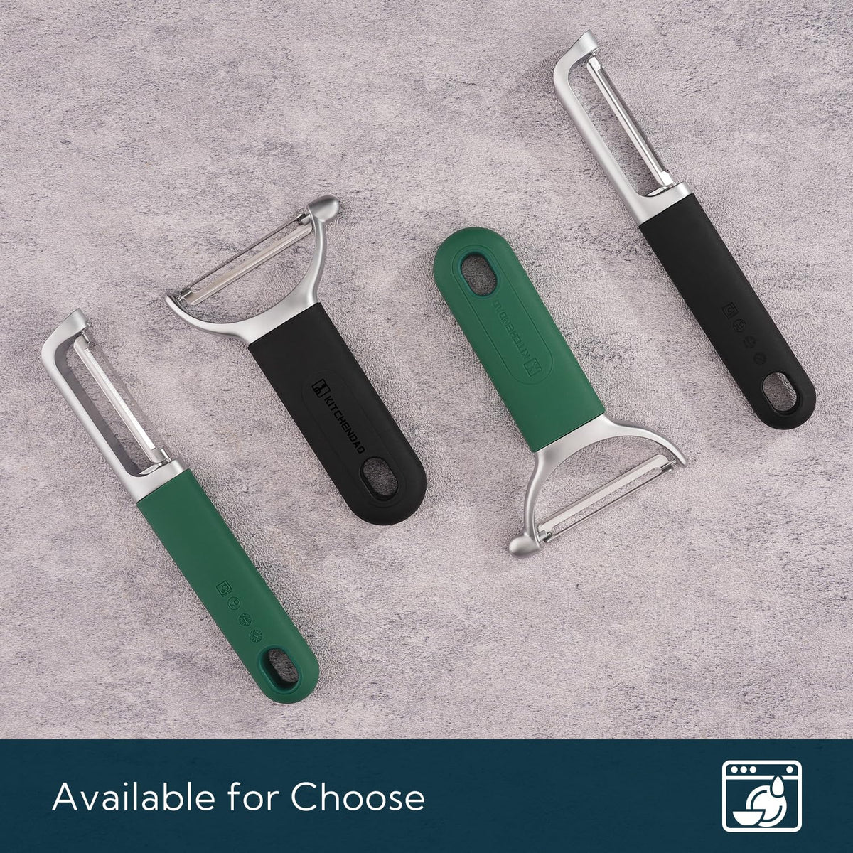 KITCHENDAO dishwasher safe peeler for easy cleanup