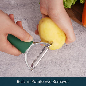 KITCHENDAO built in eye remover eases potato prep