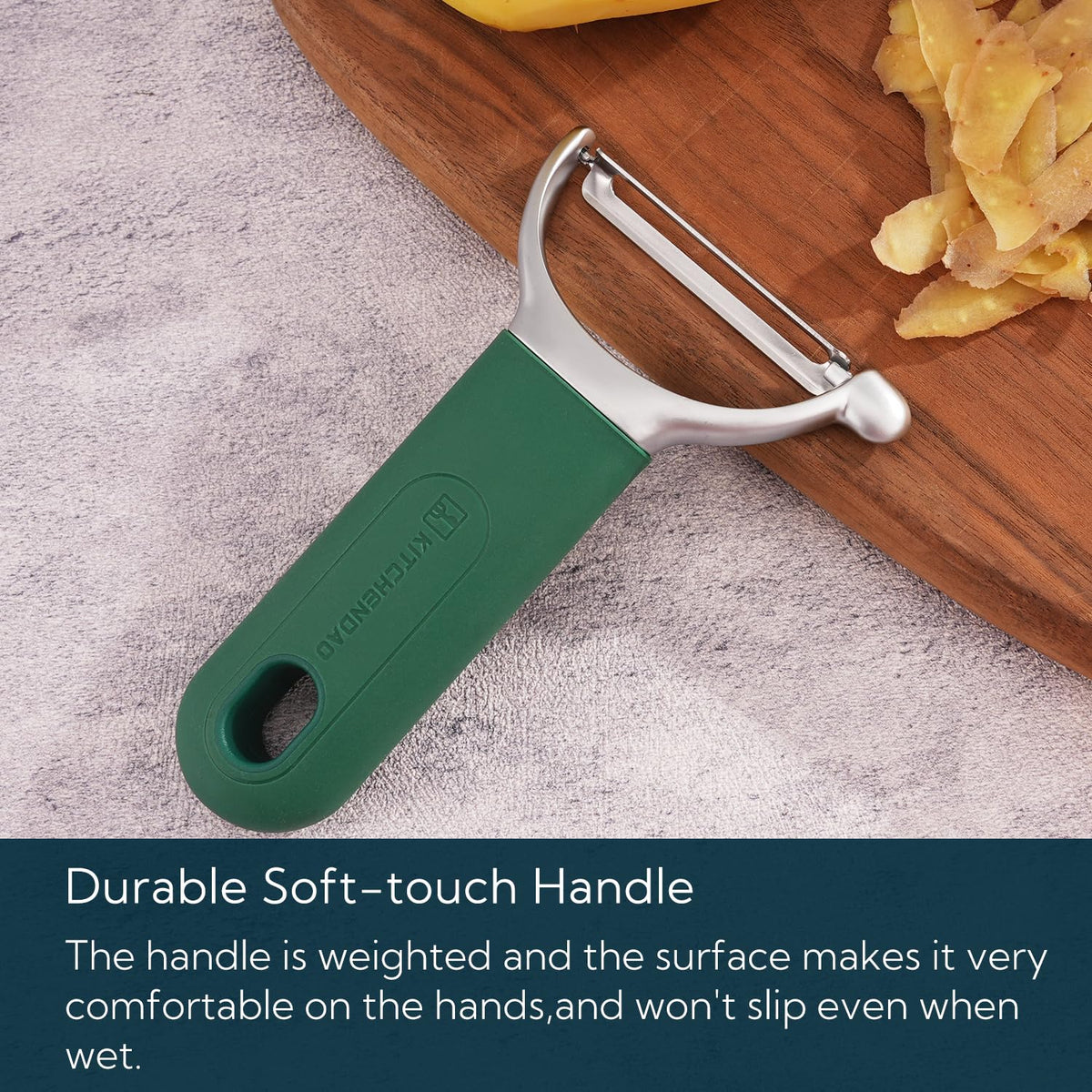 KITCHENDAO stainless steel blade resists corrosion and stays sharp