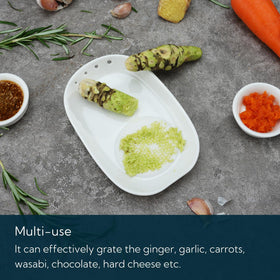 KITCHENDAO wasabi grater plate for precise wasabi and garlic prep