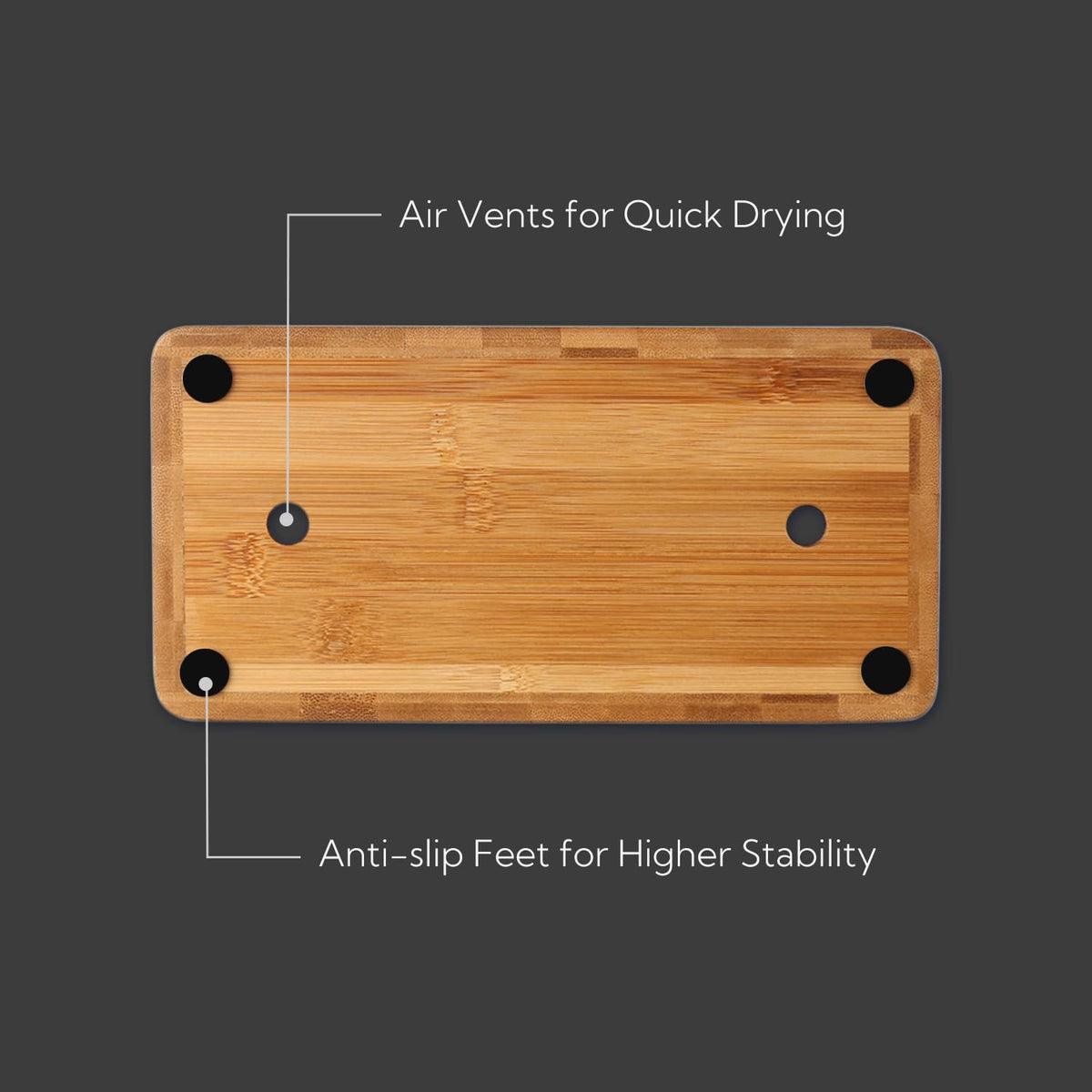 KITCHENDAO XL ventilation openings promote quick drying of tools