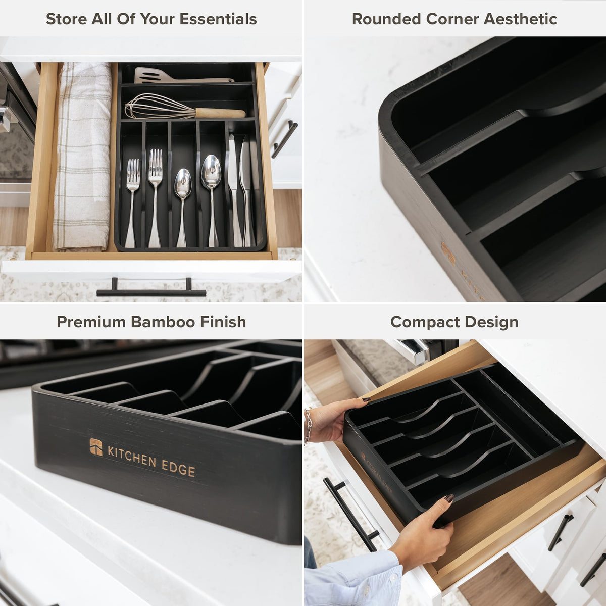 KitchenEdge 100 percent bamboo construction emphasizes durability
