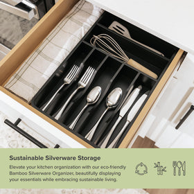 KitchenEdge black finish adds modern style to drawers
