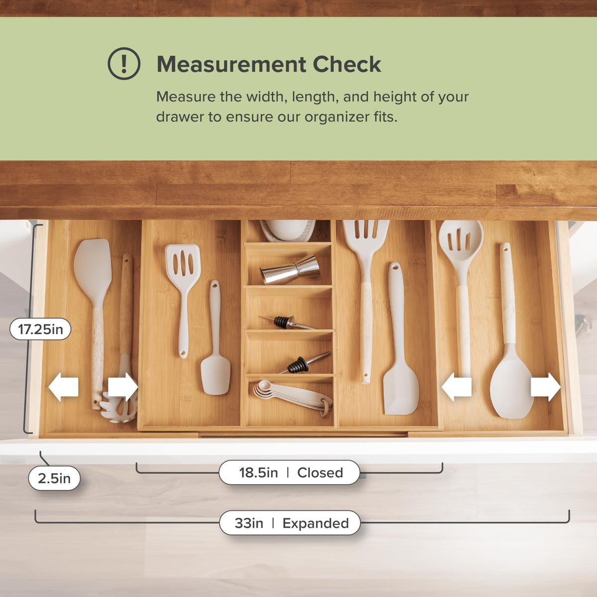 KitchenEdge compact setup helps organize tools, flatware, and accessories
