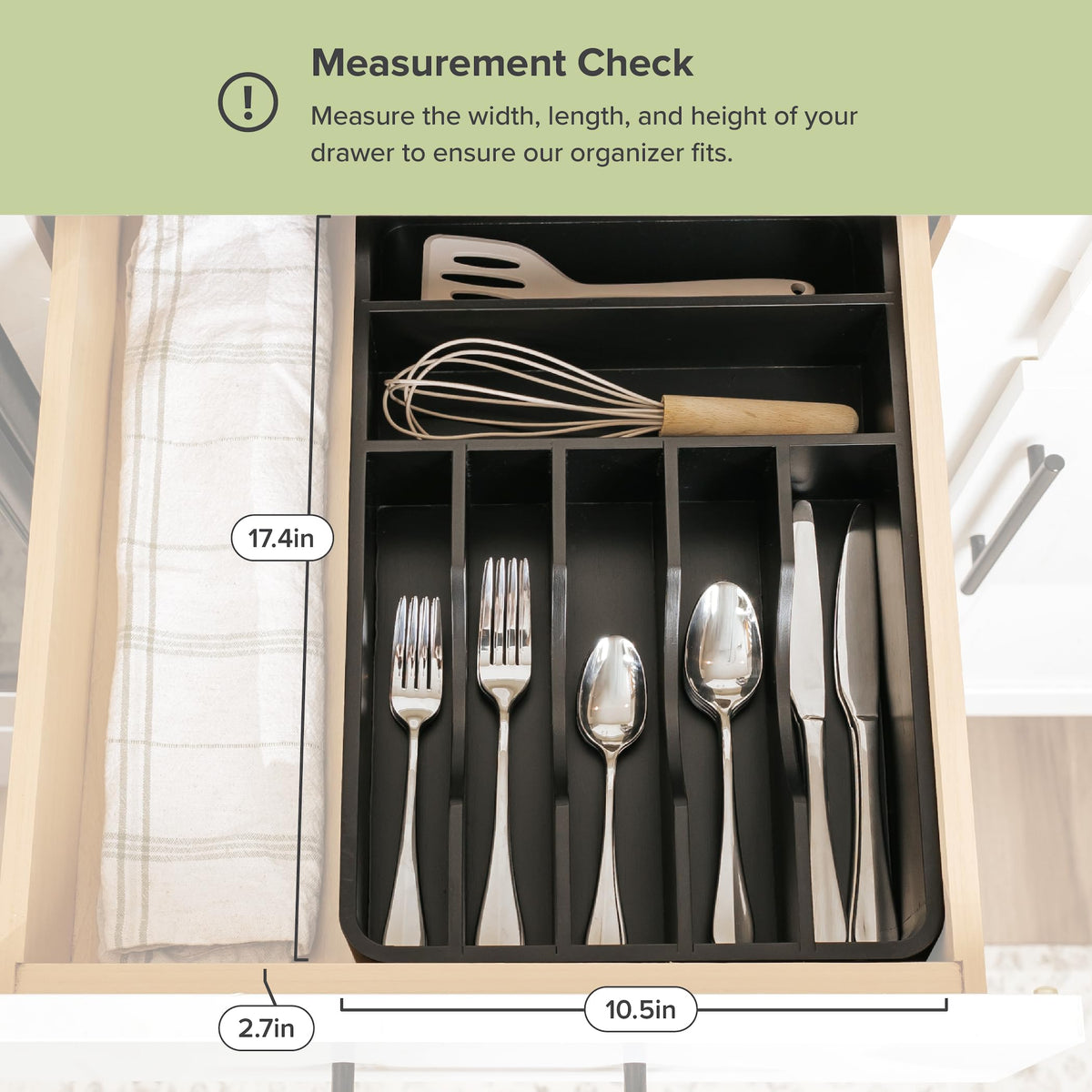 KitchenEdge maximum-depth-2-7-inch view shows extra space