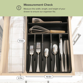 KitchenEdge maximum-depth-2-7-inch view shows extra space