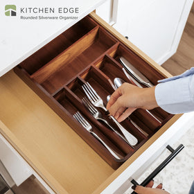 KitchenEdge fits most drawers for organized kitchen storage and easy access.