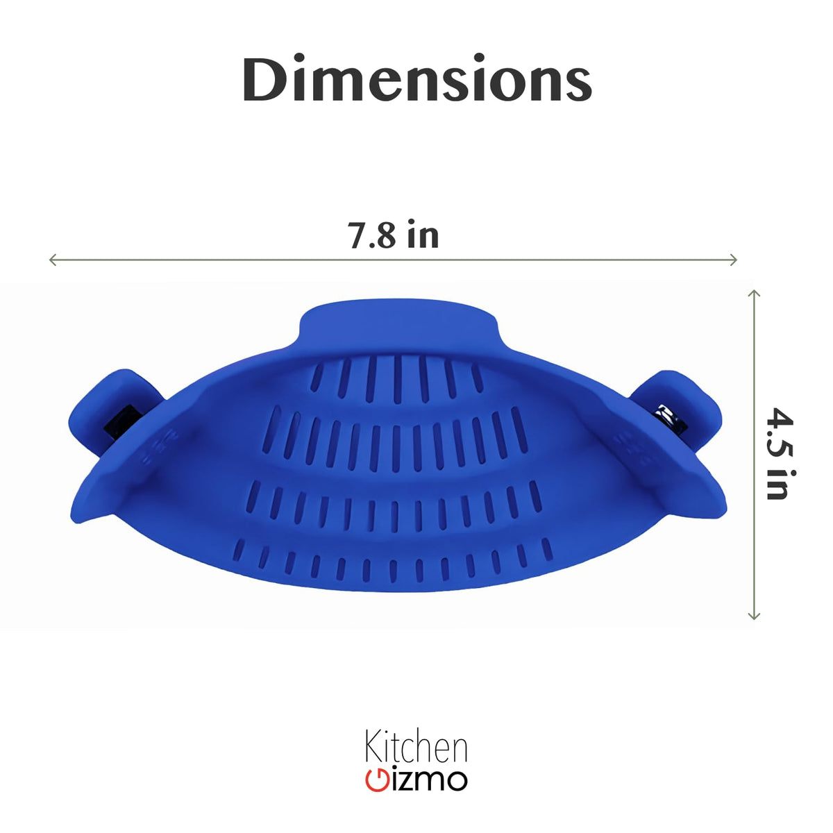 Clip-on strainer attached to bowls for mess-free draining