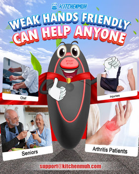 KITCHENMUH easy-to-clean cutting mechanism adds daily convenience.