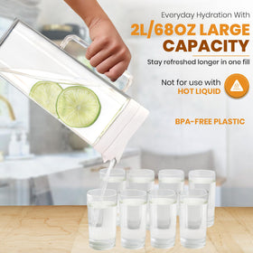 Ergonomic handle on KitchenPrima SlimFit for steady pours