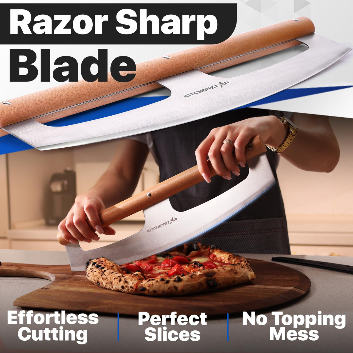 KitchenStar protective blade cover keeps edge safe and storage easy