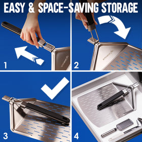 KitchenStar pizza-oven-accessory peel aids easy transfer from oven to board