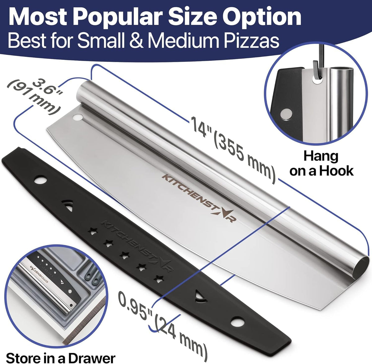 KitchenStar dishwasher-safe design makes cleanup quick after meals.