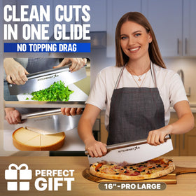 KitchenStar protective cover keeps fingers safe during storage.