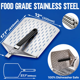 KitchenStar stainless-steel construction delivers durable, rust-resistant performance