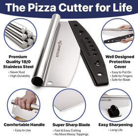 KitchenStar protective cover shows safe storage for the slicer.