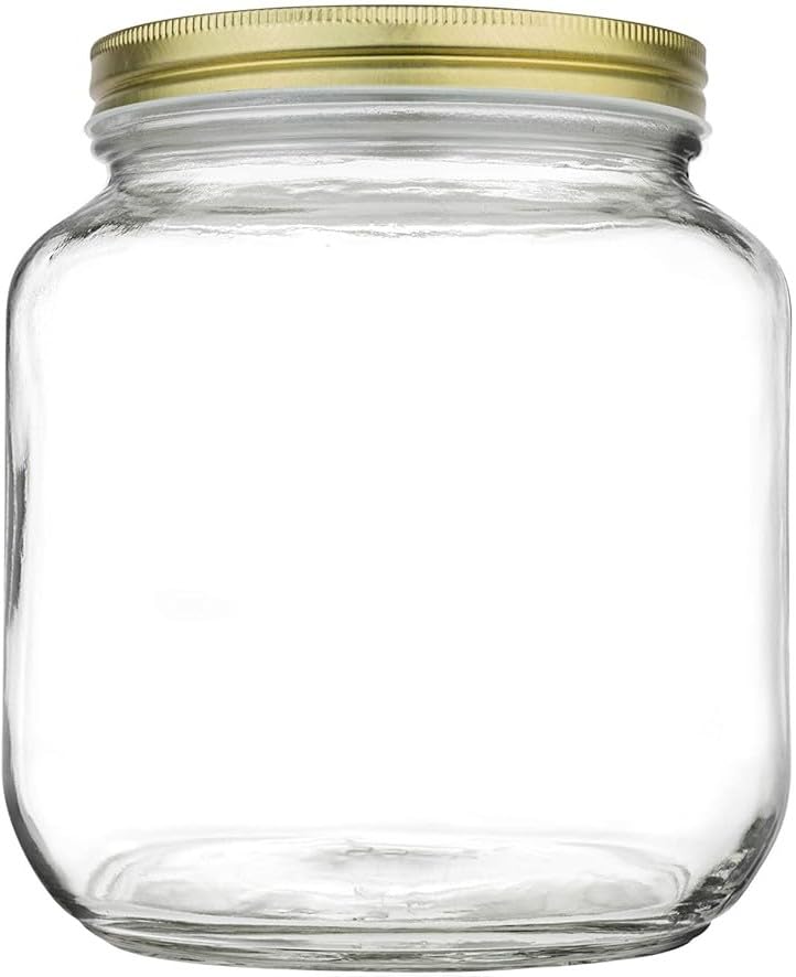 Kitchentoolz airtight metal lid seals in freshness for liquids and dry ingredients.