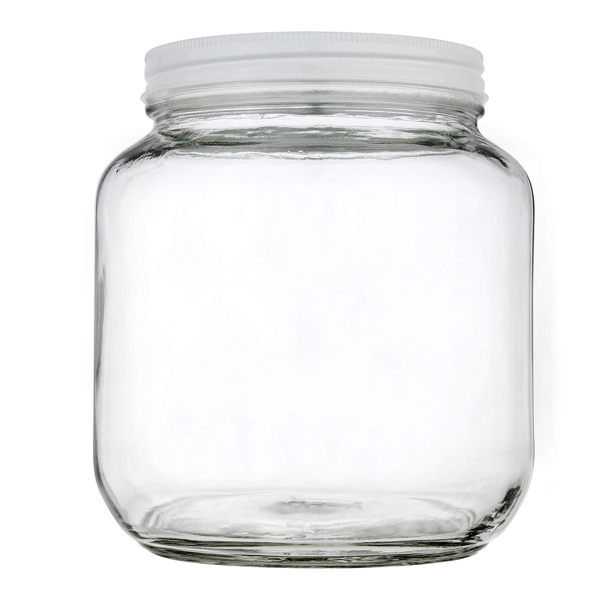 Kitchentoolz mason jar with airtight metal lid for secure seal on liquids and dry goods