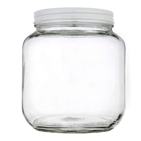 Kitchentoolz mason jar with airtight metal lid for secure seal on liquids and dry goods