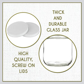 Kitchentoolz metal lid jar with hand-wash friendly care for longevity