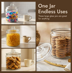 kitchentoolz kitchen bar display jar ideal for cookies and candy
