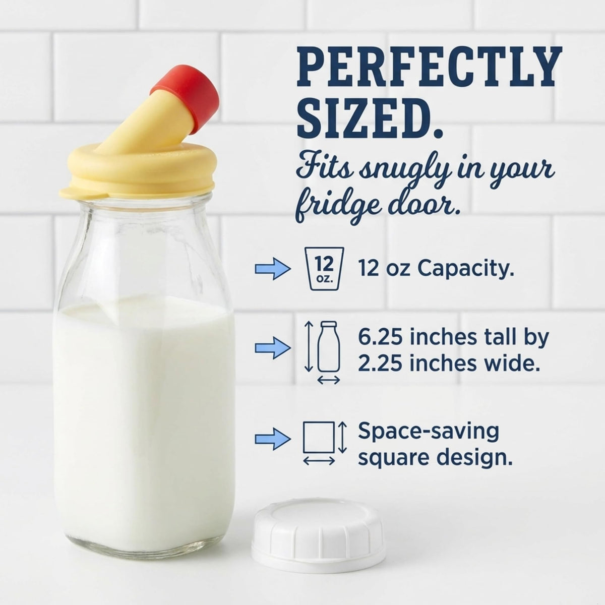 Kitchentoolz multi-use bottle with secure lid for meal prep